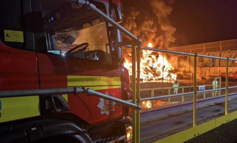 Scrap metal and waste fires see crews deployed across Essex and London