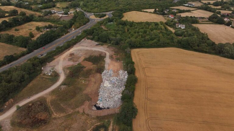 Large-scale waste dump being investigated near Hinckley