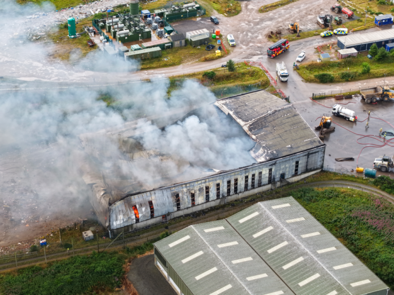 Landfill fires break out at Valencia site and Stoneyhill Quarry