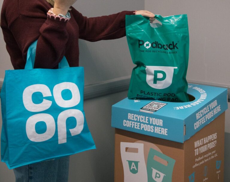 Co-op and Podback expand coffee pod recycling to over 200 stores